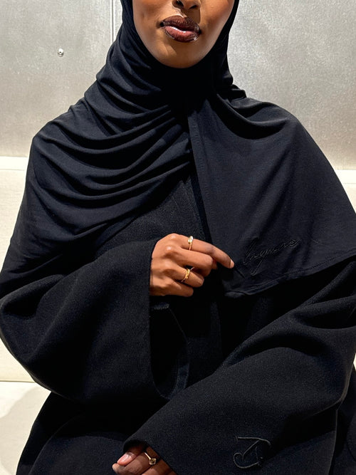 Black Premium Jersey Hijab