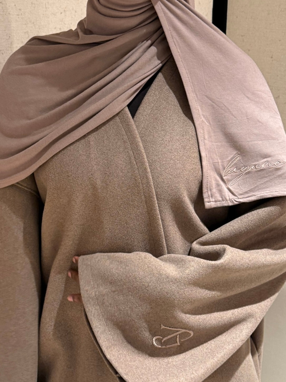 Oatmeal Premium Jersey Hijab