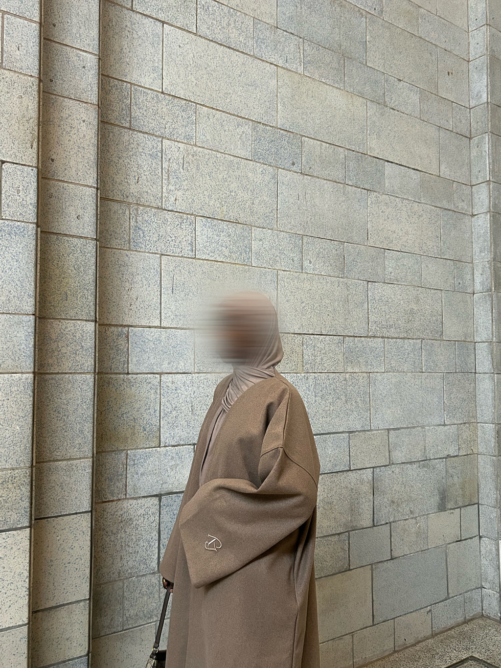 Oatmeal Open Abaya