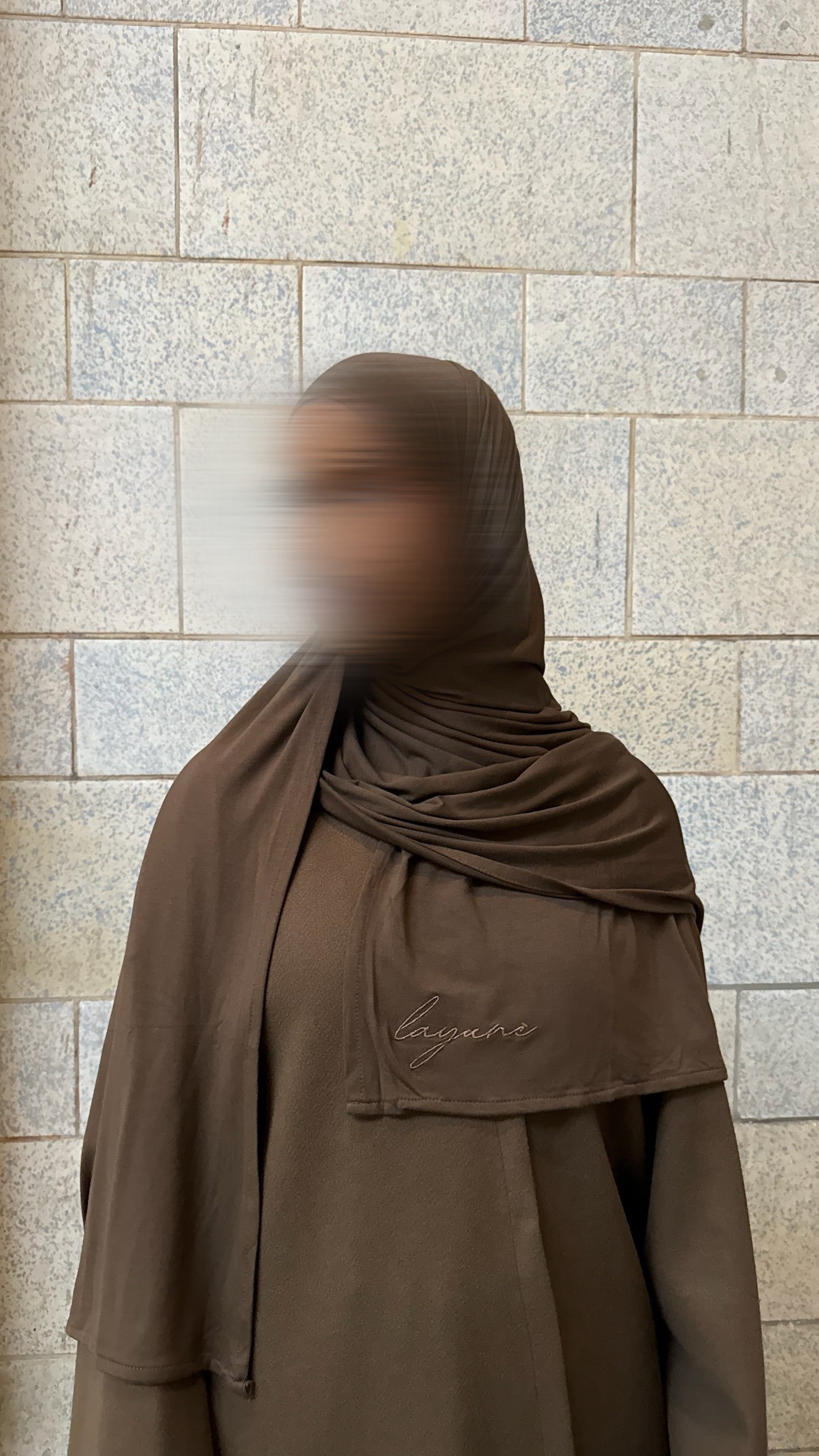 Ash Brown Open Abaya